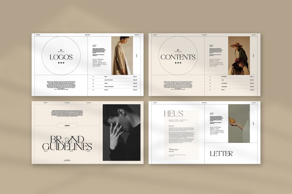 Comprehensive Brand Guidelines Template - Pixeliya