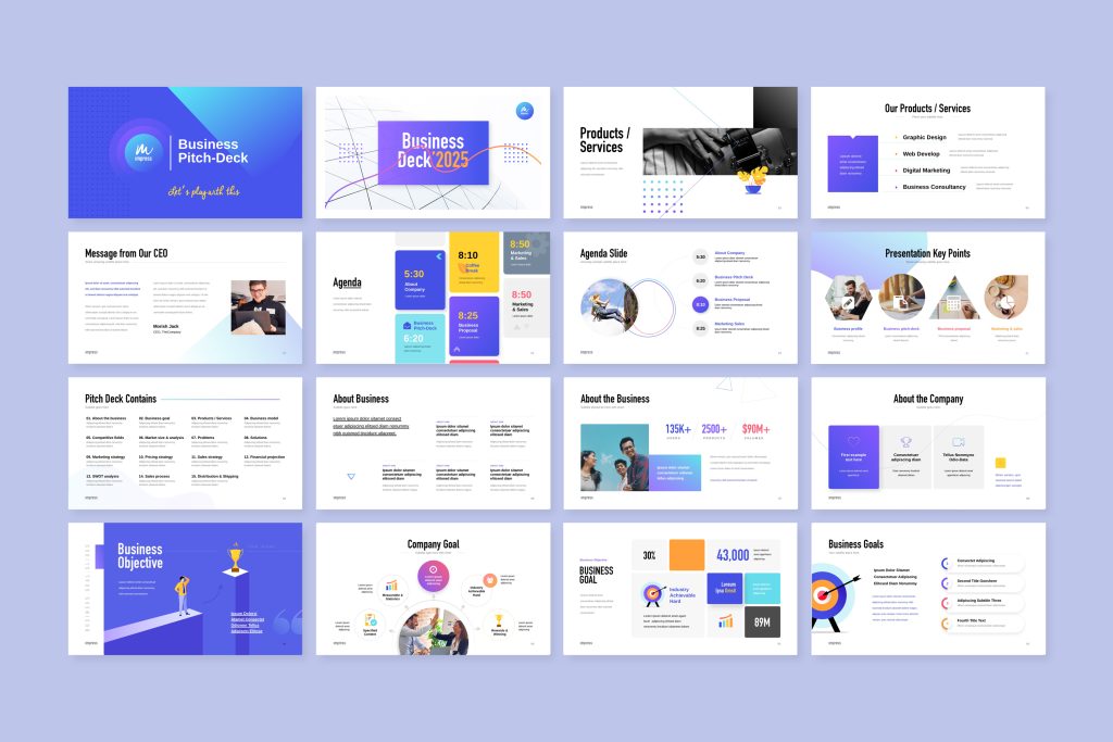 Pitch Deck Presentation Template 2024 - Elevate Your Business