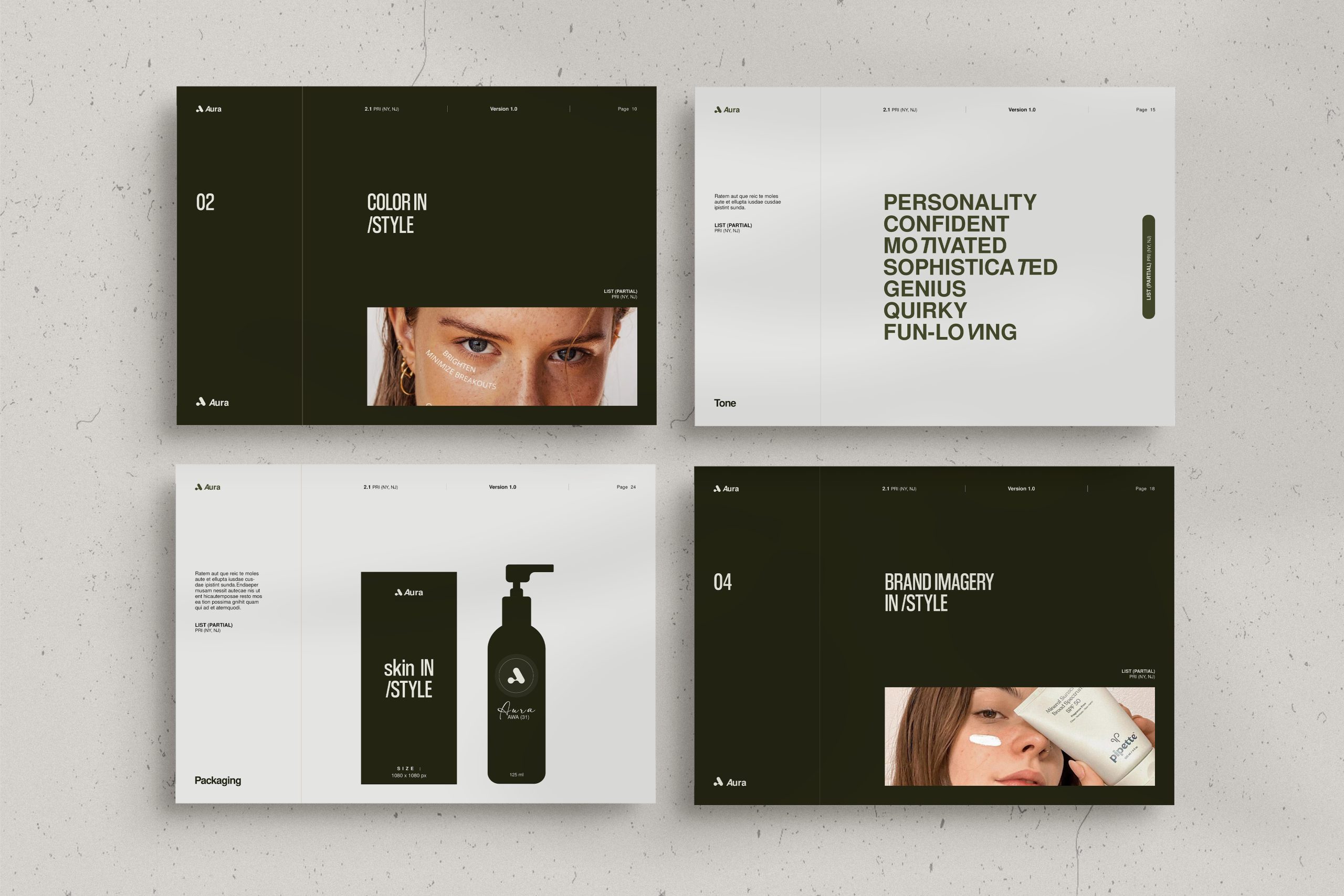 Aura / Brand Guidelines image 9