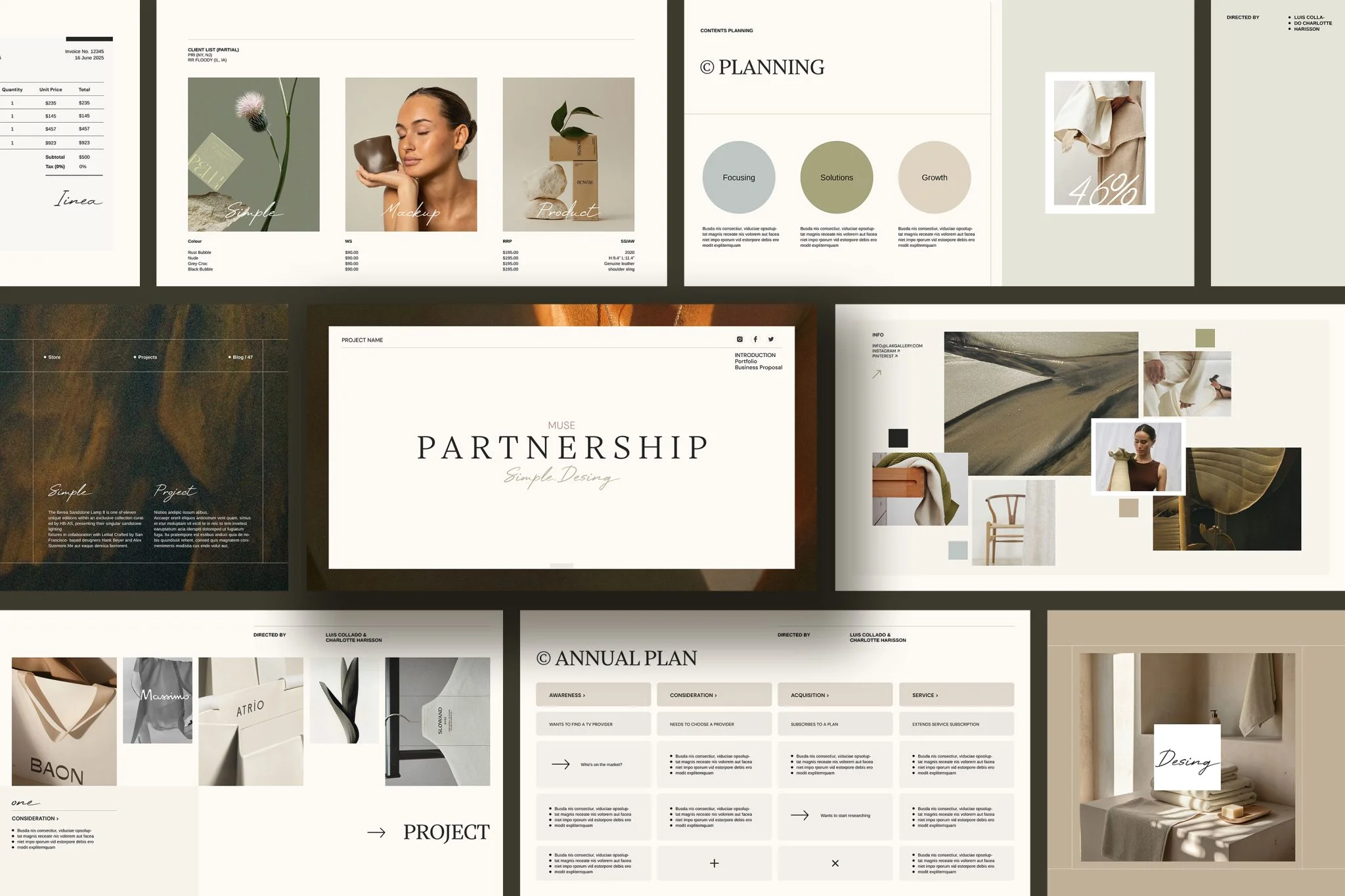 Minimal Partnership Presentation cover image