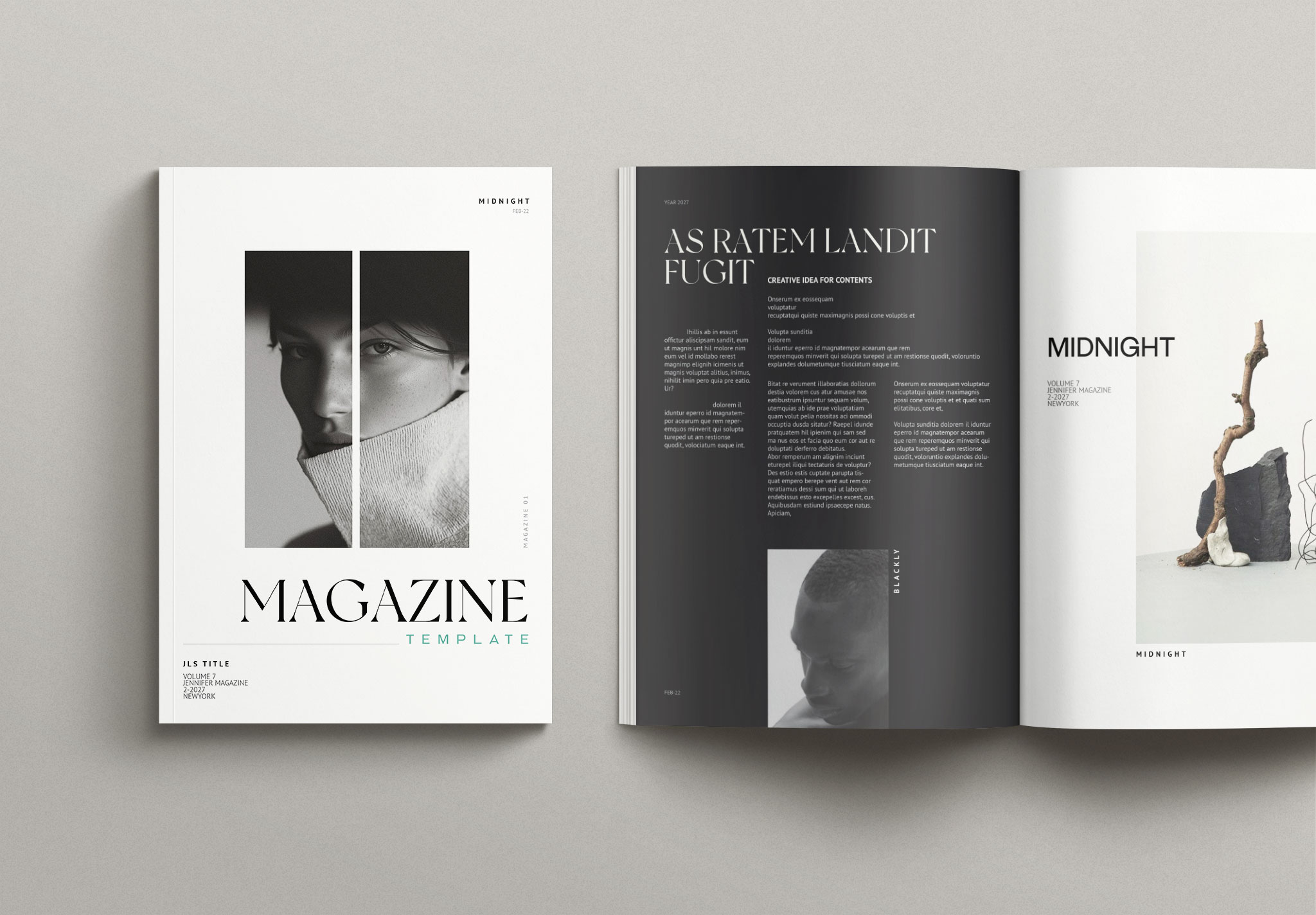 Magazine Template cover image