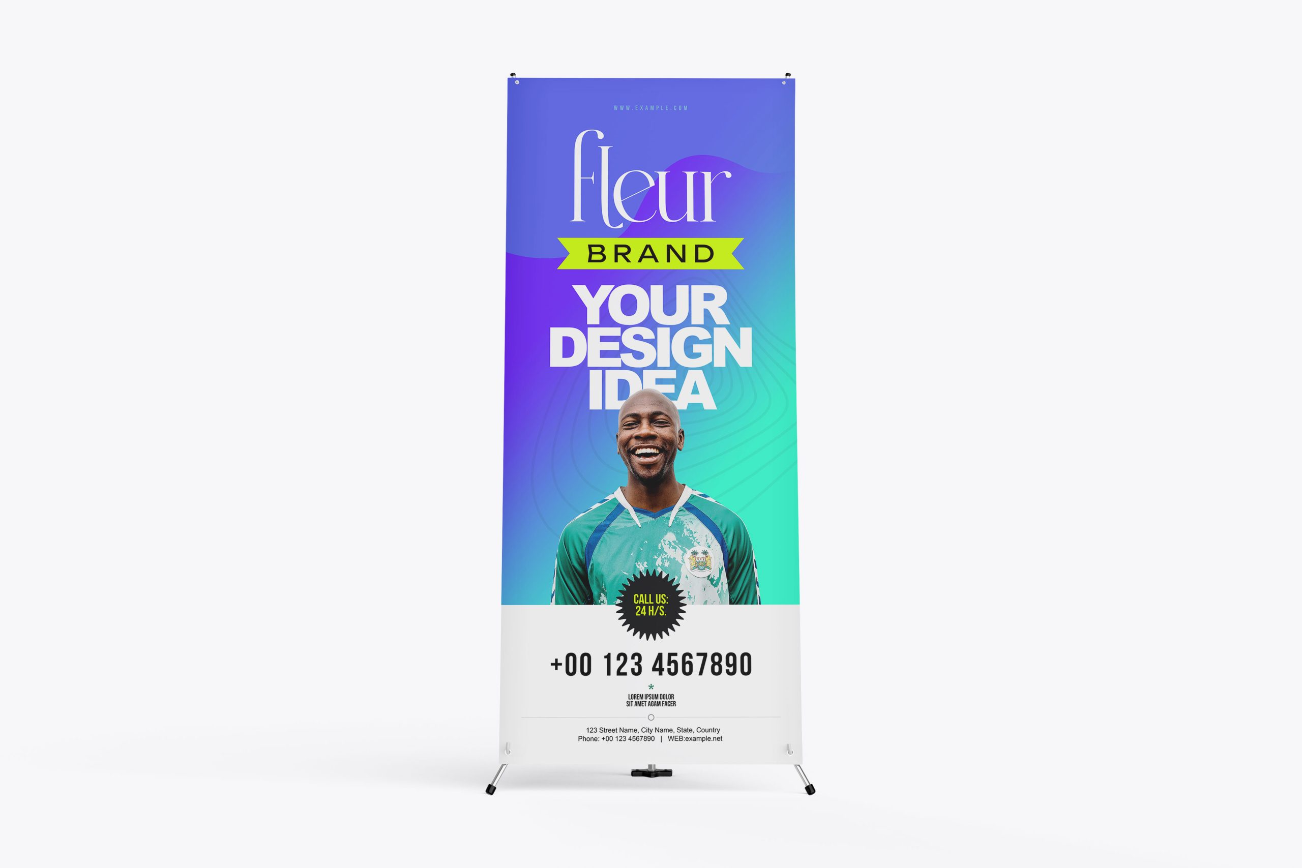 Roll Up Banner Template image 1