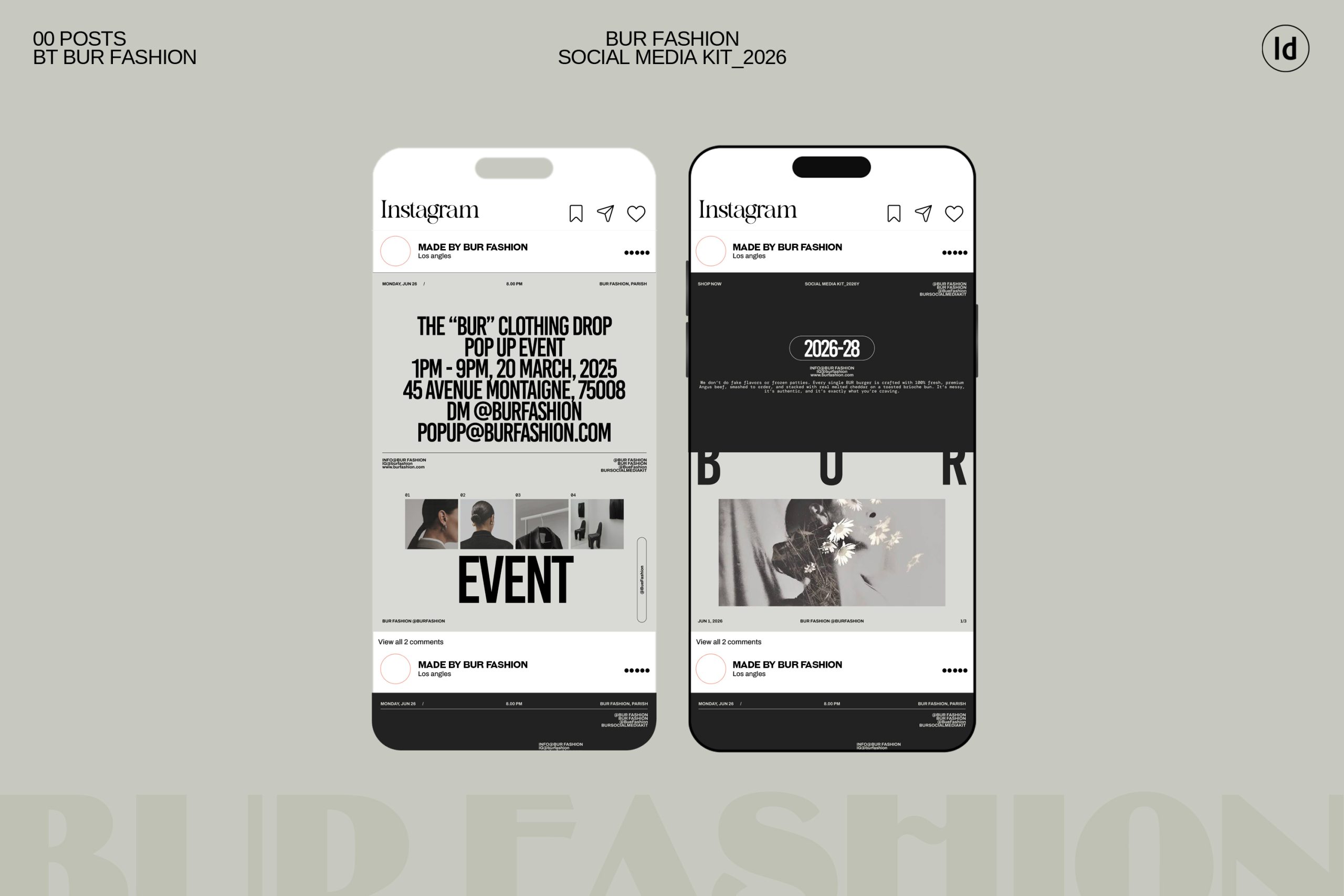 Social Media Template / Media Kit is a series of 12 fully customizable layout image 1