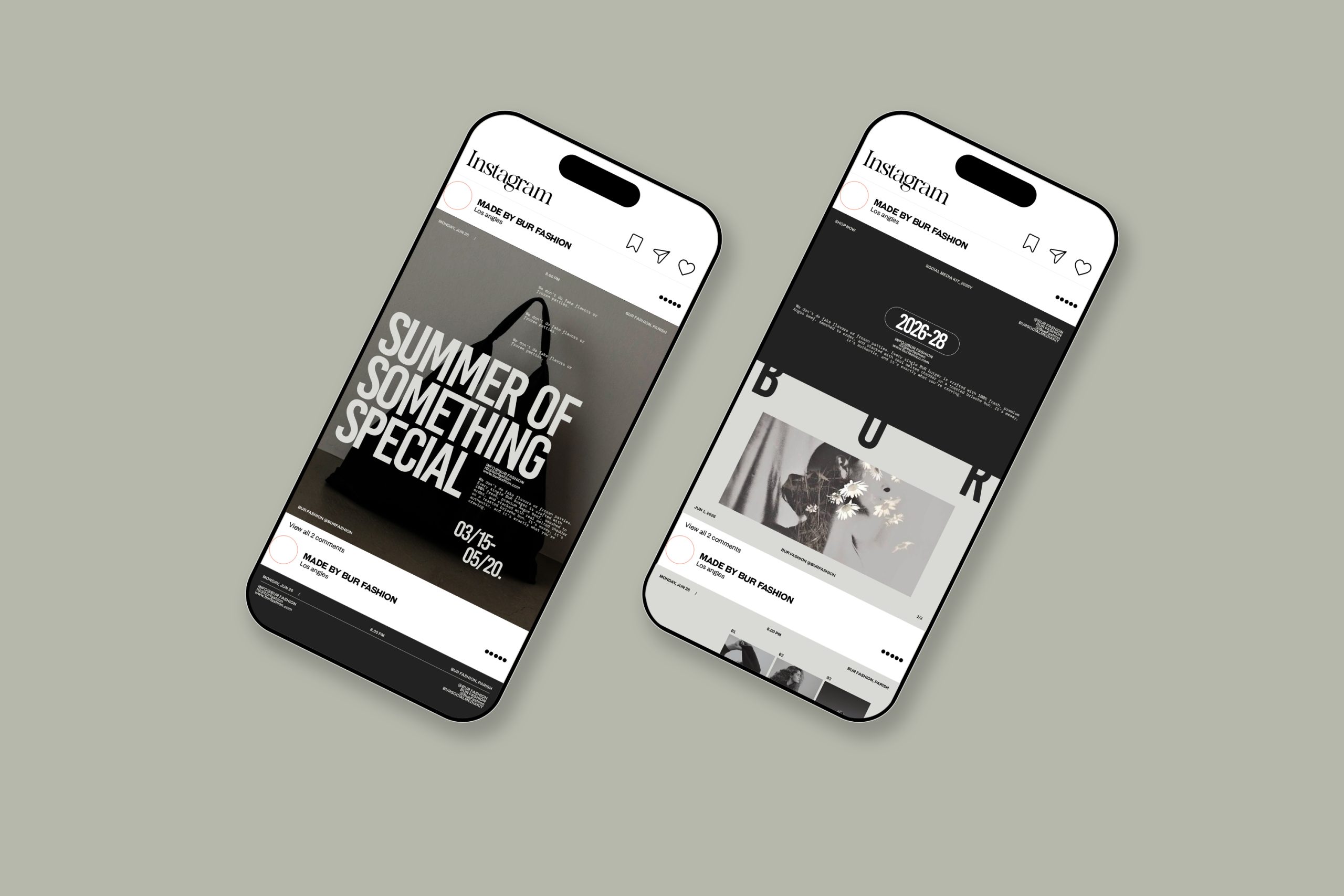 Social Media Template / Media Kit is a series of 12 fully customizable layout image 4