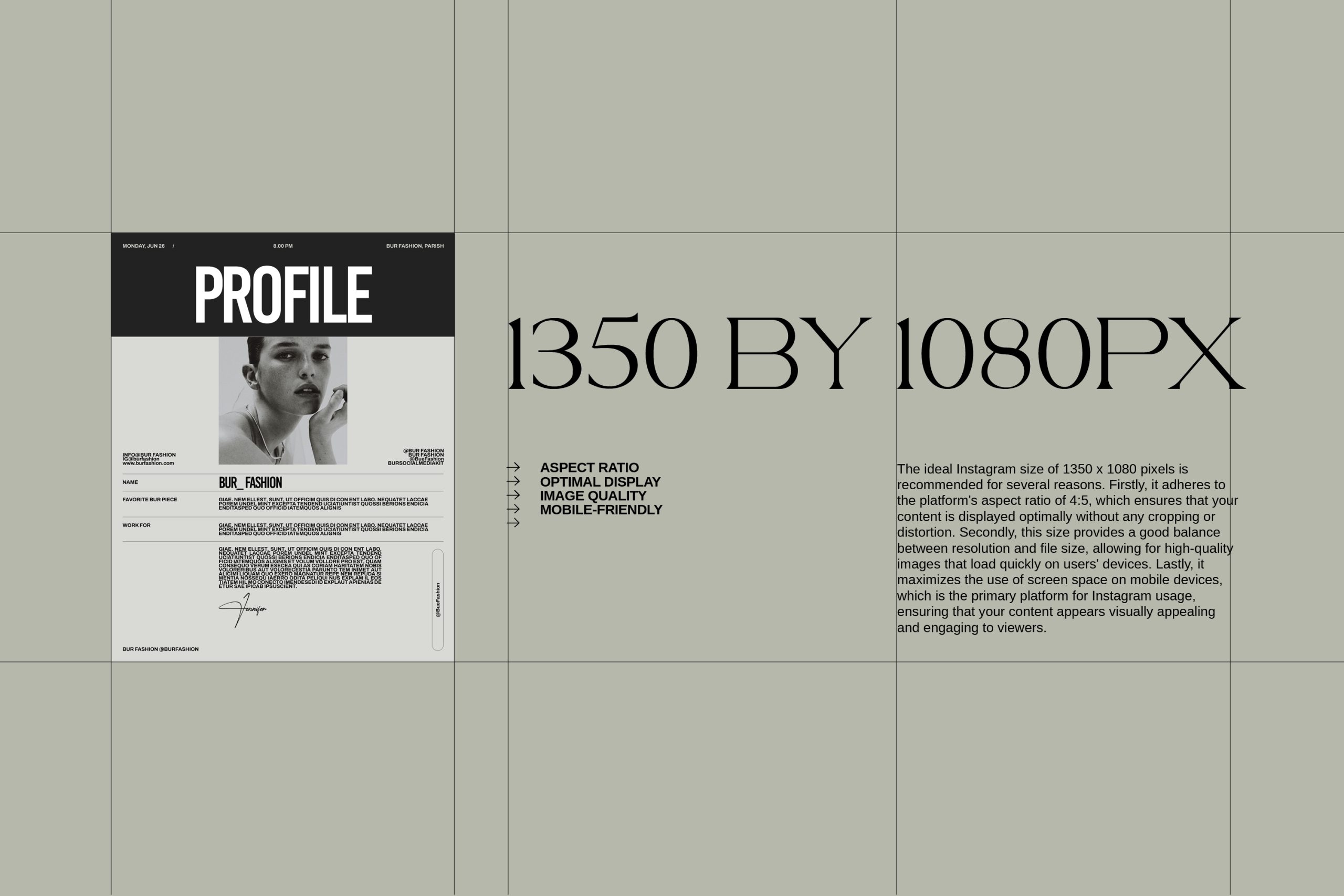 Social Media Template / Media Kit is a series of 12 fully customizable layout image 5