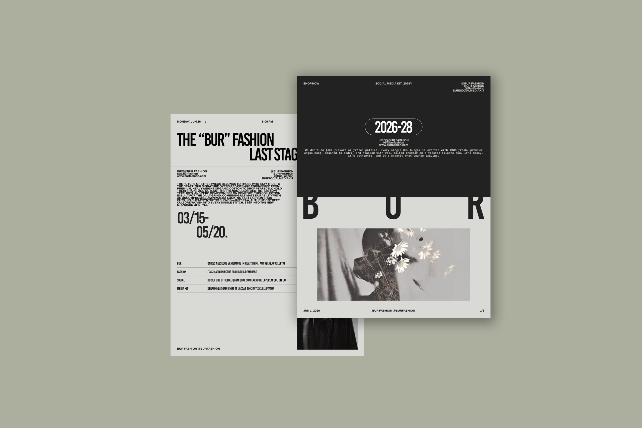 Social Media Template / Media Kit is a series of 12 fully customizable layout image 7