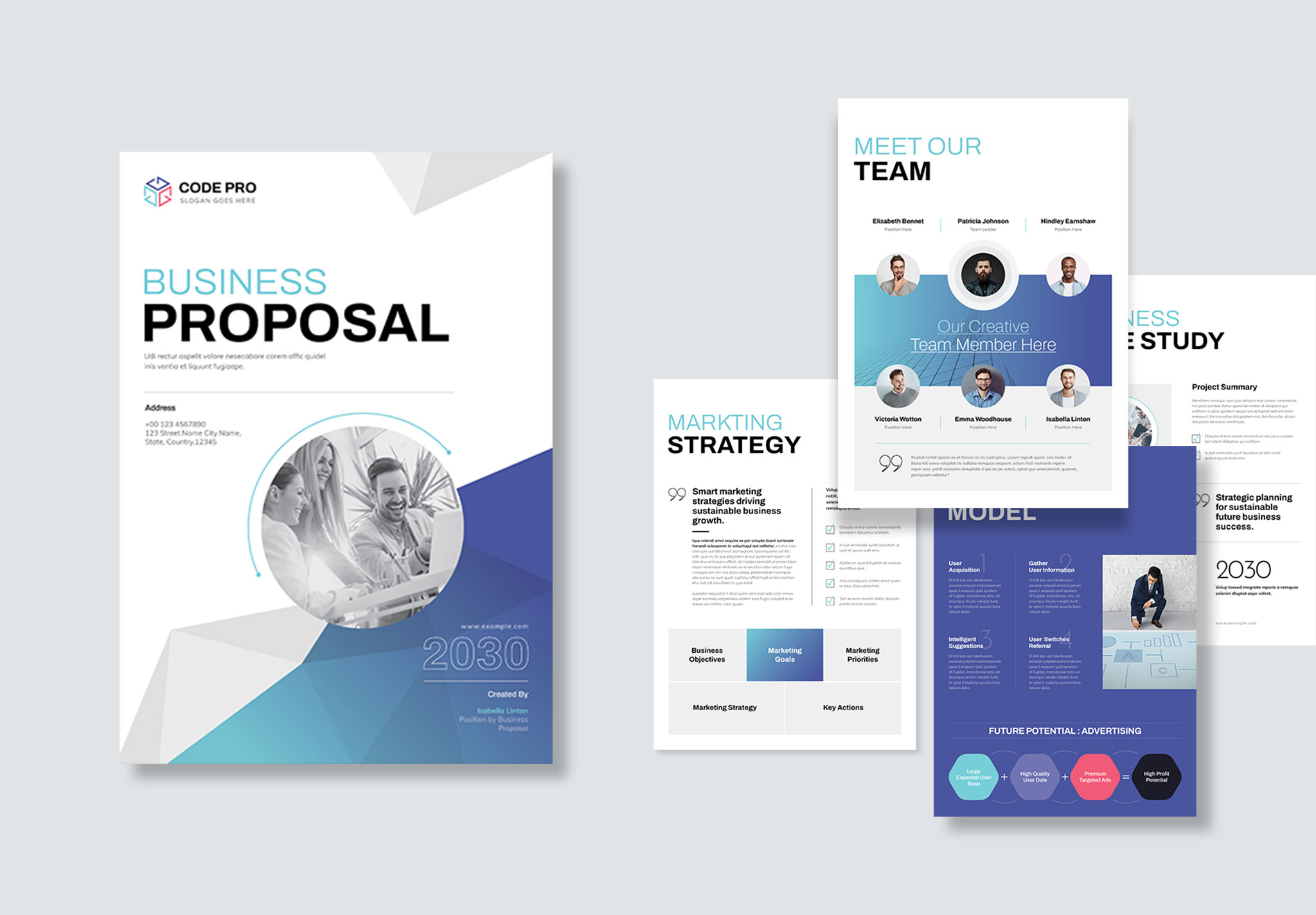 Business Proposal Brochure Template cover image