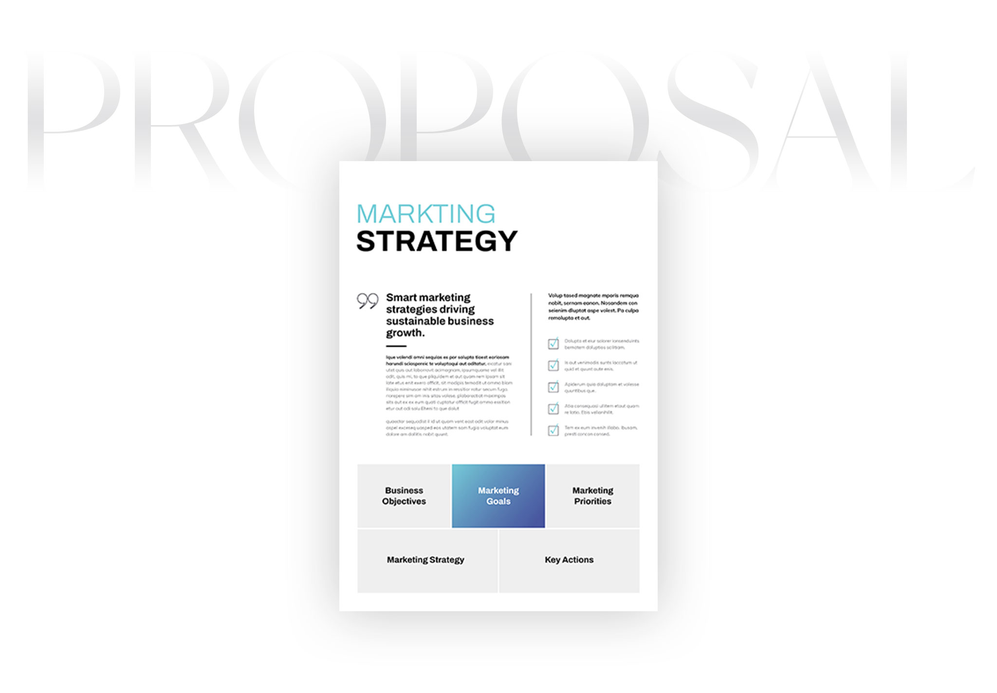 Business Proposal Brochure Template image 1