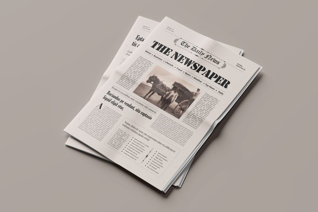 Historical Newspaper Template thumbnail