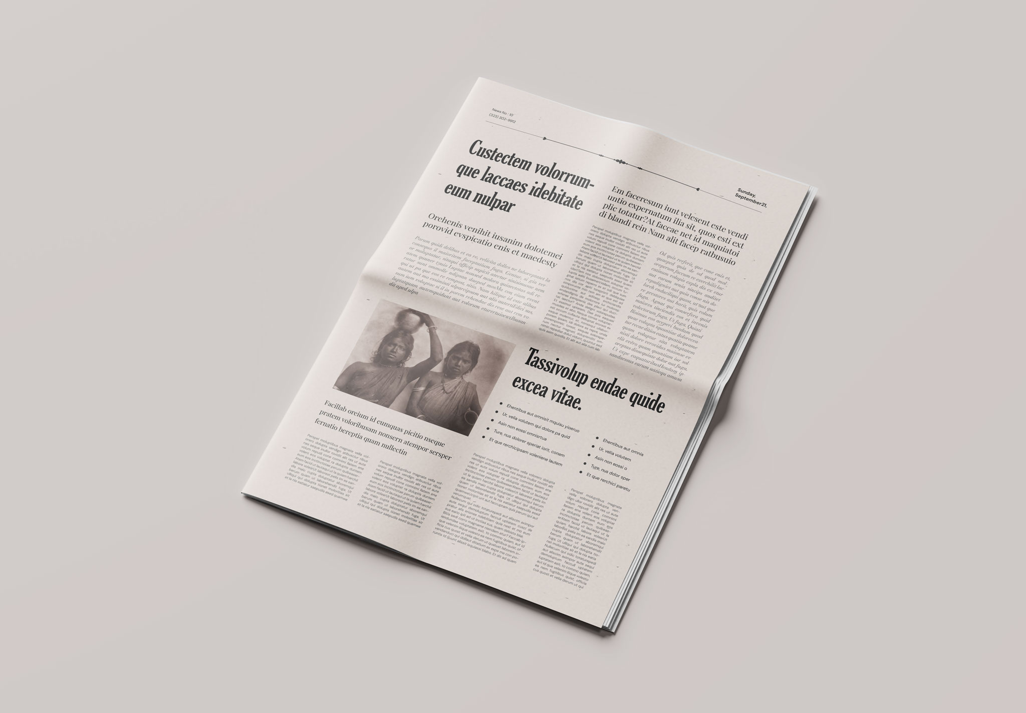 Historical Newspaper Template image 4