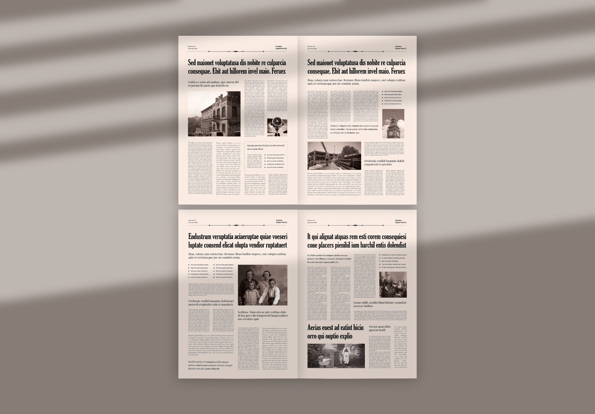 Historical Newspaper Template image 5