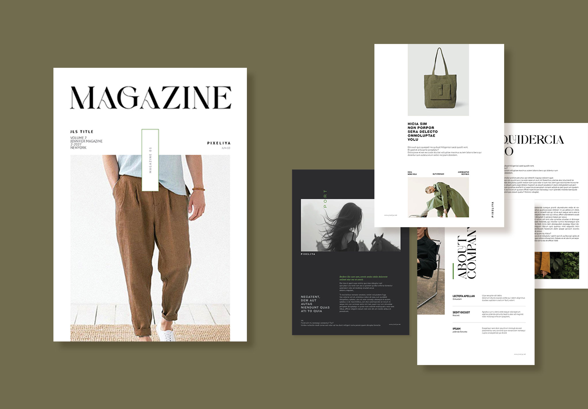 Magazine Template Layout cover image