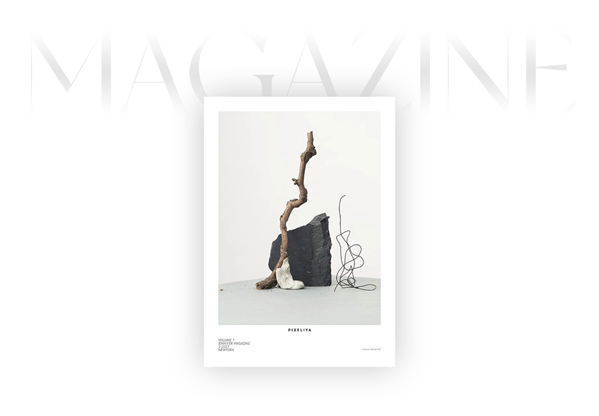 Magazine Template Layout image 1