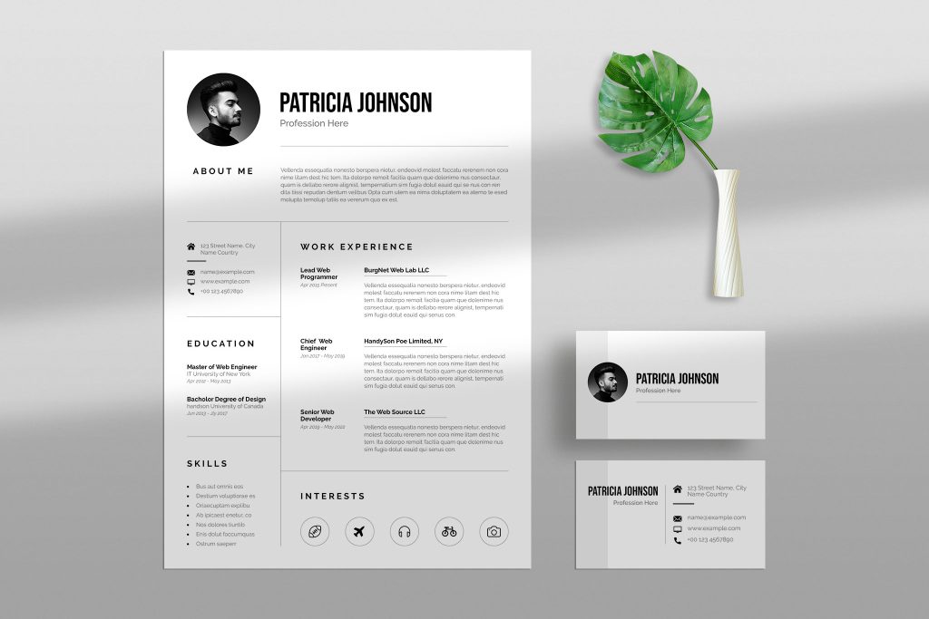 Clean Resume/CV Template thumbnail