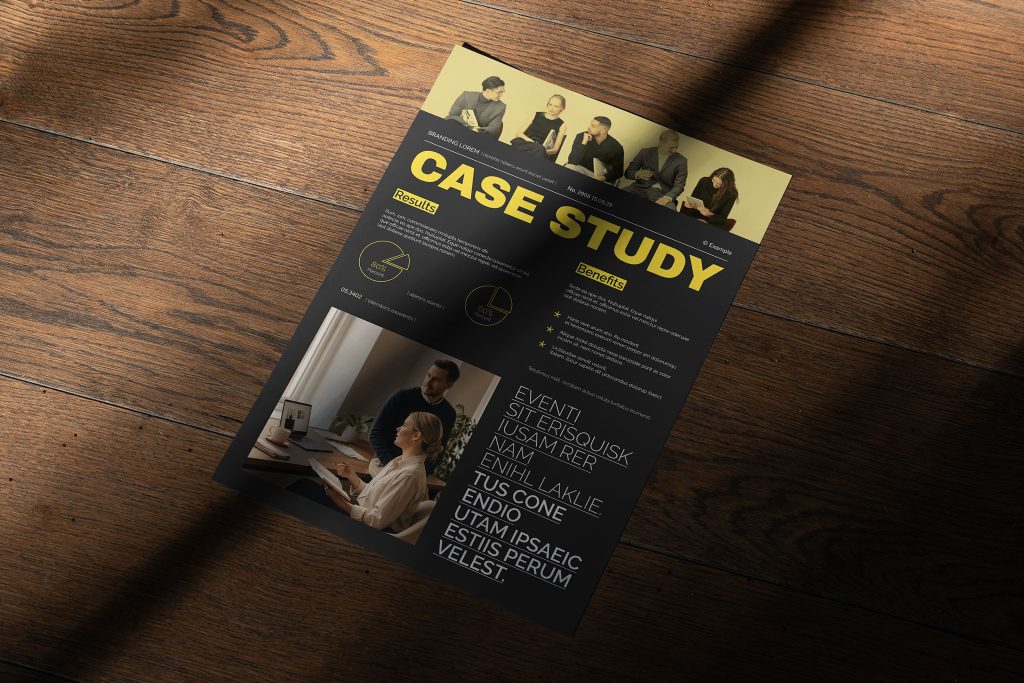 Creative Case Study Design Template thumbnail