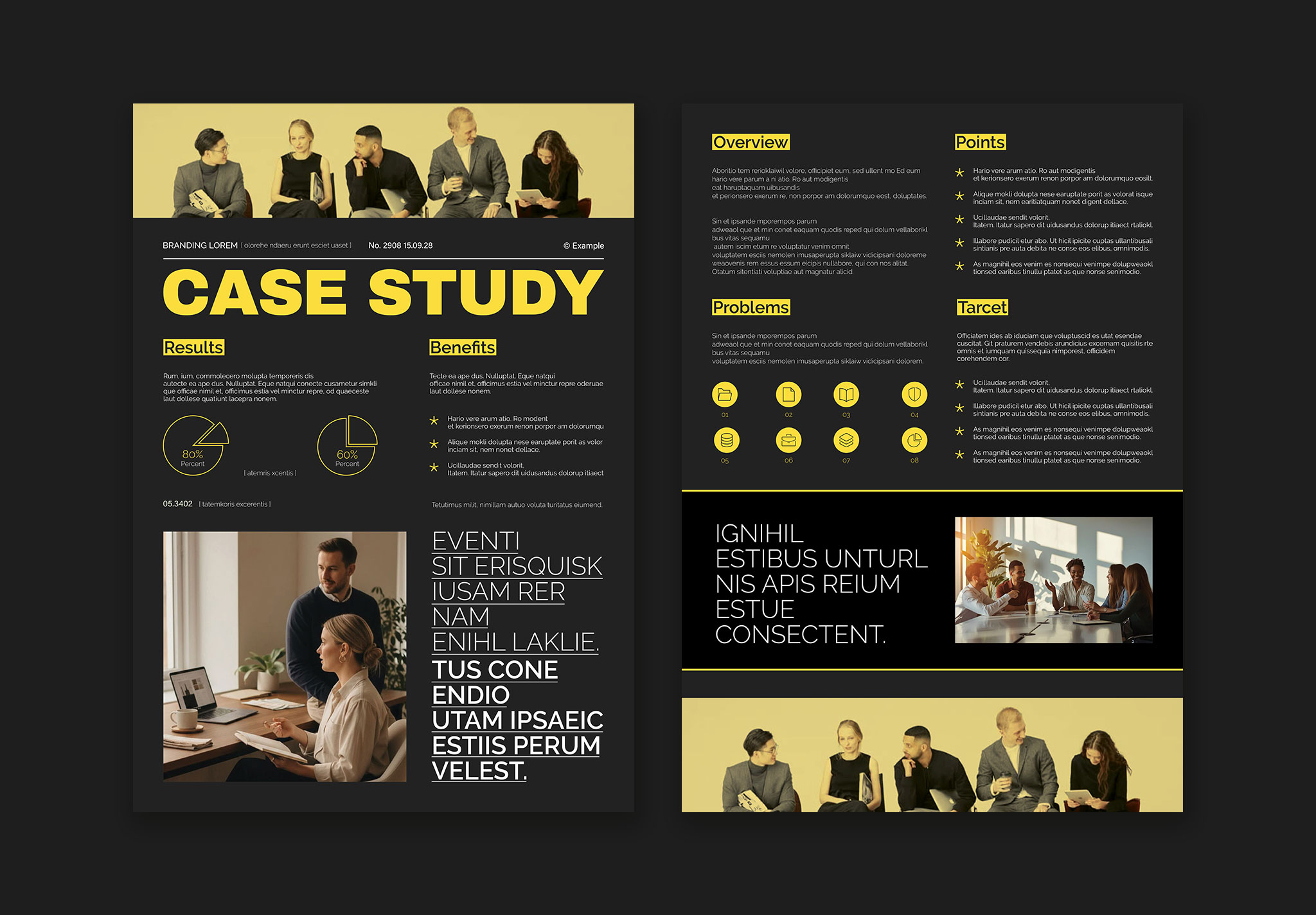 Creative Case Study Design Template image 1