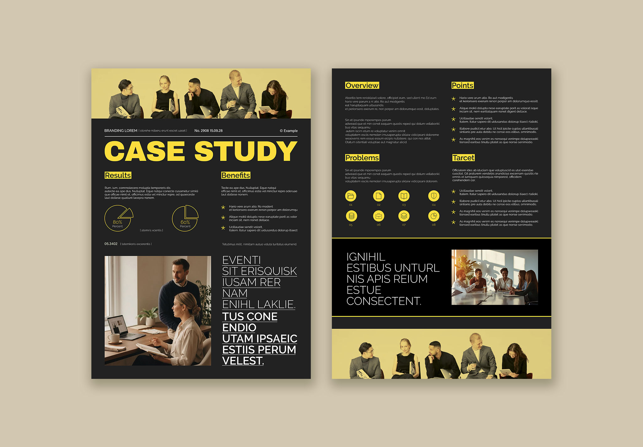 Creative Case Study Design Template image 2